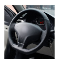 Handsewing Black Artificial Leather Steering Wheel Covers for  Citroen Elysee C-Elysee 2014 New Elysee