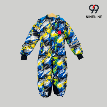 Kids` Trendy Graffiti One Piece Suit