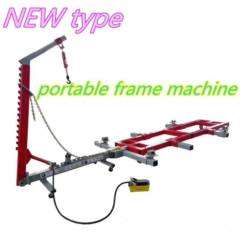 low base height portable auto frame machine use for car body correction with all the metal sheet tools Mobile Frame Straightener