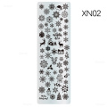 Nail Stamping Plates Line Pictures Nail Art Plate Stainless Steel Design Stamp Template for Printing Stencil Tools