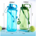 1500ml/2000ml Sports Water Bottles With Straw Gym Fitness Flask Camp Picnic Cycling Sports Shaker Drinking Bottles Waterbottle