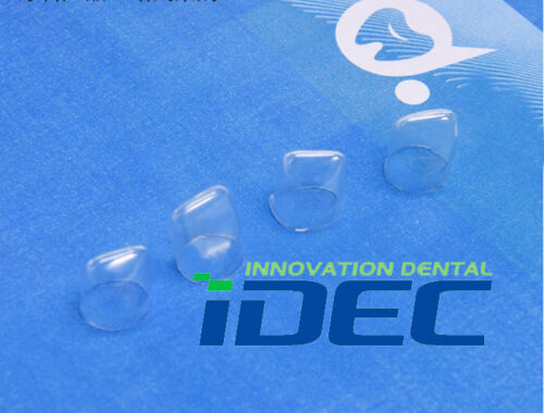 Dental preformed Crown Transparent Crown Anterior TEMPORARY CROWN for adult 64pcs/box