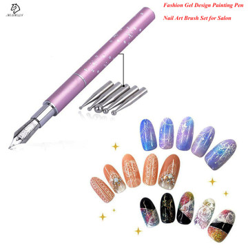 Women Gel Design Painting Pen Nail Art Brush Set for Salon Manicure DIY Tools In Stock Drop Shipping