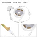 Ultra Bright 5M LED Under Cabinet kitchen light Dimmable Touch Switch LED Strip lamp 4040 110V 220V For Wardrobe Closet lighting
