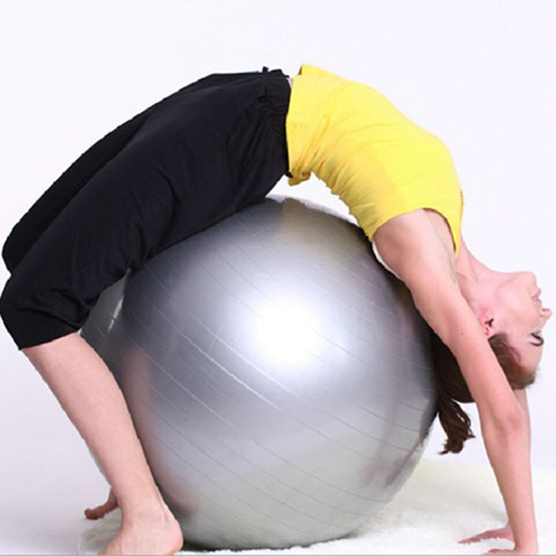 Explosion-proof PVC 45CM Yoga Ball Exercise Training Balance Sport Fitness Balls Pilates Workout Massage Yoga Ball Pump 5 Colors