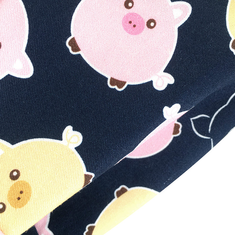 Cute pig printing cotton cloth DIY Handmade Sewing Quilt sets Fabric Needlework Patchwork child Material fabric cotton 100% kids