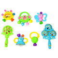 7Pcs Baby Toys Hand Hold Jingle Shaking Bell Lovely Hand Shake Bell Ring Baby Rattles Toys Newborn Teether Toys Kids Hand Toys