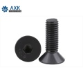 50pcs M2 M2.5 M3 M4 M5 M6 M8 mm flat head countersunk head black grade 10.9 Alloy Steel Hex Socket Head Cap Screw DIN7991 Screws