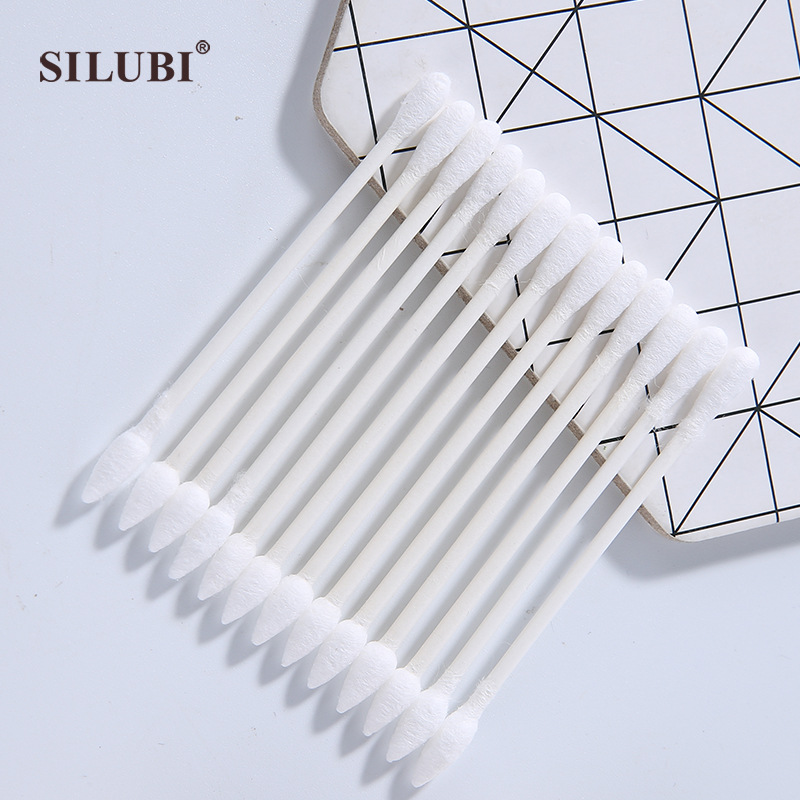 Cartoon 100pcs Cotton Swab Paper Sticks Soft Cotton Buds cleaning of ears Tampons Microbrush Cotonete pampons Health Beauty