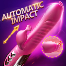 Automatic Thrusting Pulsator Dildo Rabbit Vibrator G Spot Clitrois Stimulator Female Vagina Clitoris Massager Sex Toys for Woman