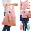 6 style Foldable Shopping Bag Tote Folding Pouch Handbags Tote Folding Pouch Large-capacity Fashion Printing Storage Bags