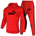 2020 Casual Tracksuit men 2 Piece Set Female Hooded Sweatshirt And Pants Sportwear Suit pullover Hoodies Clothes