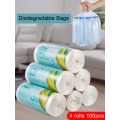 Corn biodegradable household garbage bags classified disposable toilet cleaning kitchen trash bags thicker plastic bags break