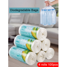 Corn biodegradable household garbage bags classified disposable toilet cleaning kitchen trash bags thicker plastic bags break