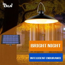 DUI 4 lamp caps warm white garden home lighting courtyard decorative solar LED outdoor chandelier indoor glossiness solar bulbs