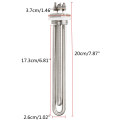 Thread Heating Pipe Replacement Electric Heating Element Immersion 12V 300W Heater Stainless Steel Boiler Water Heater