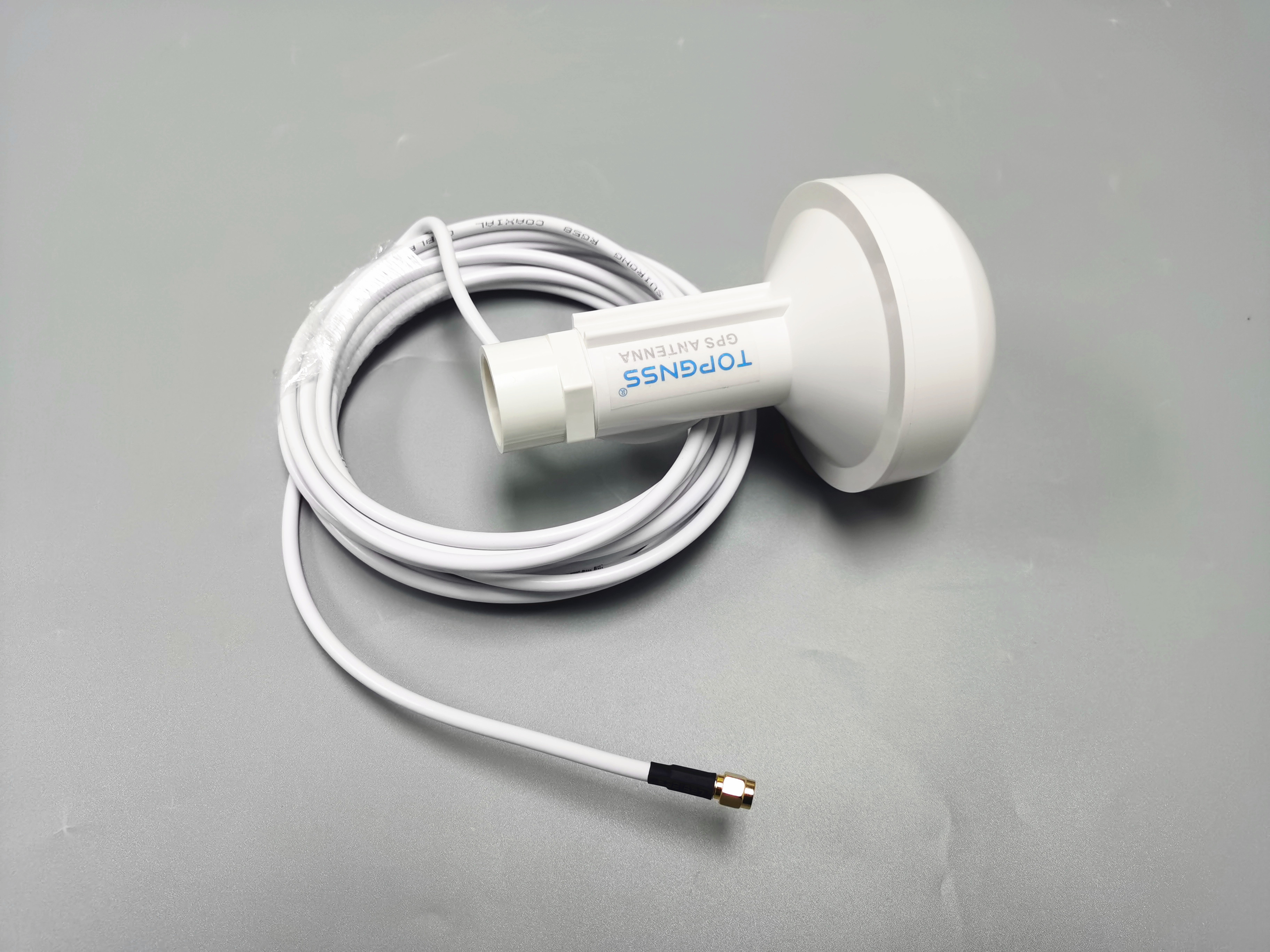 GNSS GPS antenna NEW Free shipping high quality RG58 cable marine positioning navigation active , SMA connector, cable length 5M