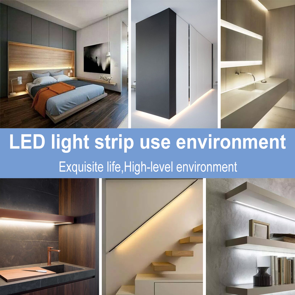 PIR LED Kitchen Cabinet Light Motion Sensor LED Strip Waterproof Battery Closet Lamp Ribbon LED Lights Tape Decoration Lighting