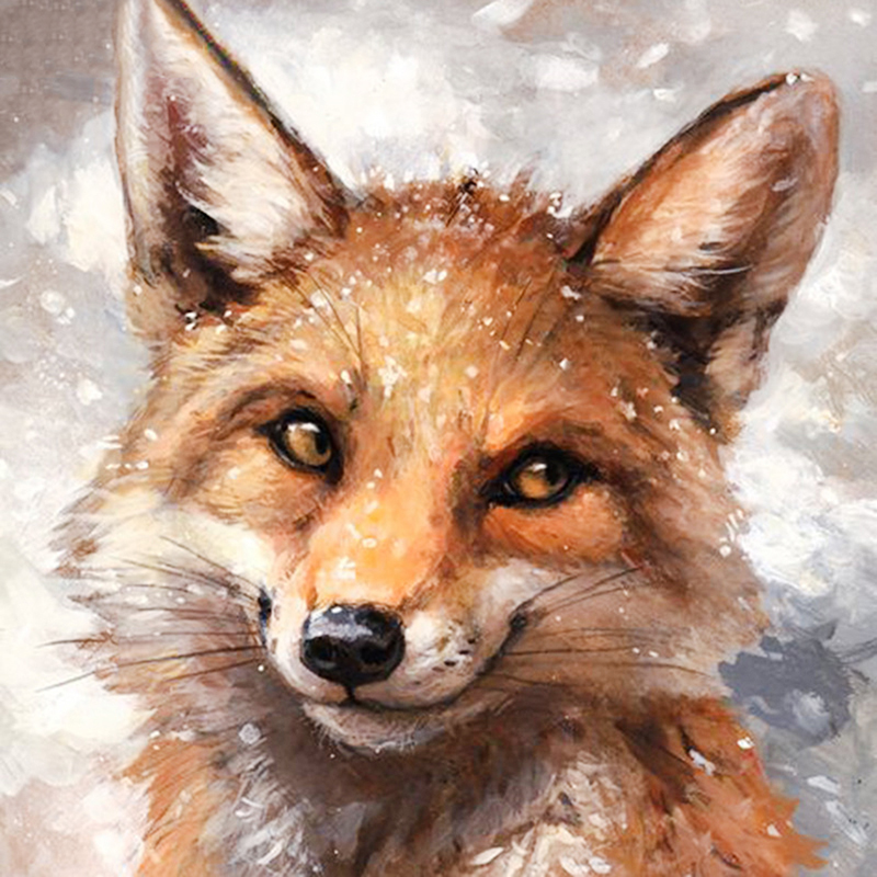 5d Diy Diamond Painting Diamond Mosaic Snow Fox Diamond Embroidery Painting Diamond Painting Cross Stitch Home Decor