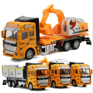 1/48 Scale Diecast Articulated Mechanical Loader Bulldozer Alloy Models Construction Vehicle s Model Engineering Car Toy