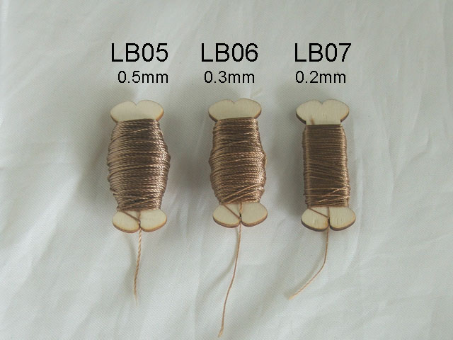 Classical model sailboats accessories light brown silk yarn sail boat rope 3 sizes can choose 1 Pack