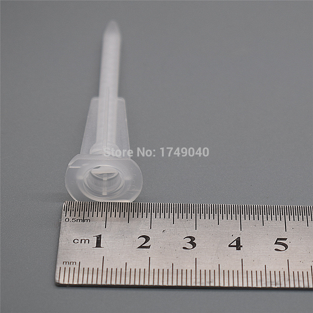 100pcs AB Glue Mixing Tube Dispenser Static Mixer Epoxy Resin Adhesives Mixing Nozzle Set for AB Glue Caulking Gun Manual Tools