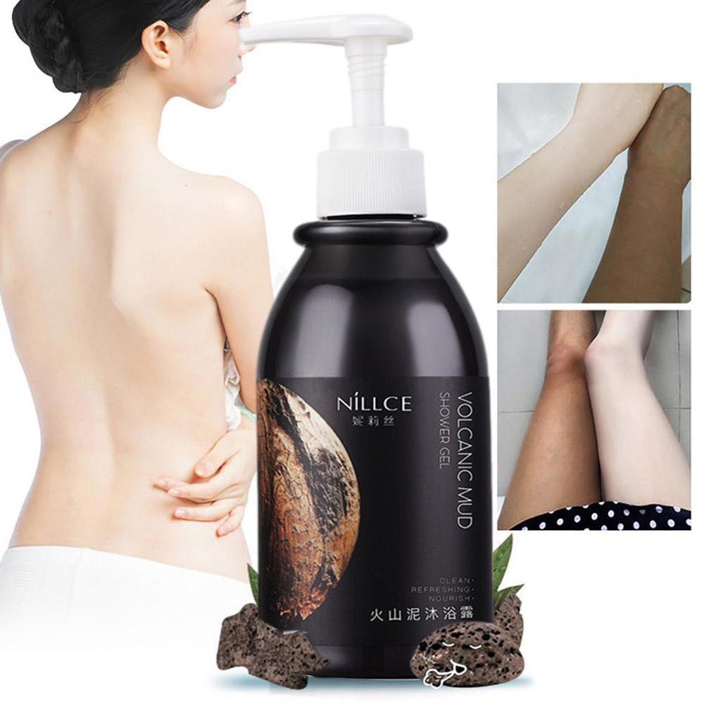 250ml Dark Skin Cream Whitening Body Lotion Body Lotion Volcanic Mud Shower Gel Deep Sea Mud Body Care Body Lotion