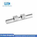 2pc SBR16 width 16mm linear rail any length support round guide rail+4pcs SBR16UU slide block for cnc parts
