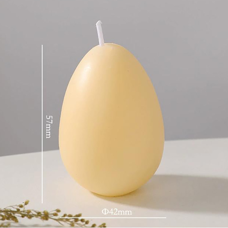 yellow egg candles