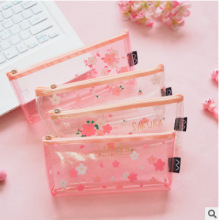 Pink Petal Cherry Sakura Pencil Bag Case Stationery Storage Organizer Bag School Office Supply