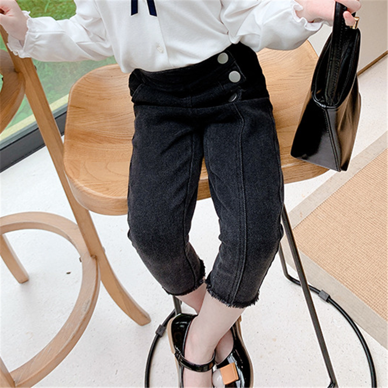 Baby Girl Jeans For Kids Trousers Casual Girl Denim Pants Kids Jeans Children Bottoms Girls Jeans Pants Kids Clothing Trousers