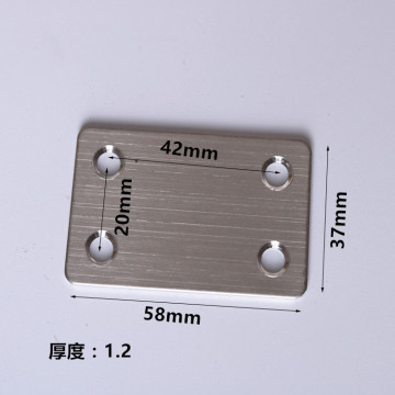 free shipping 10pcStainless steel Angle straighter straighter furniture fasteners fasteners straight piece flat piece Angle code