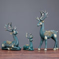 Home Accessories European Decorations Creative Lovers Gift Wine Cabinet Living Room TV Cabinet Decoration Lucky Deer Decorations