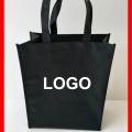 (500pcs/lo)t size 32x38x10cm Custom shopping bag with brand company logo printed as advertisement gift promotional bag