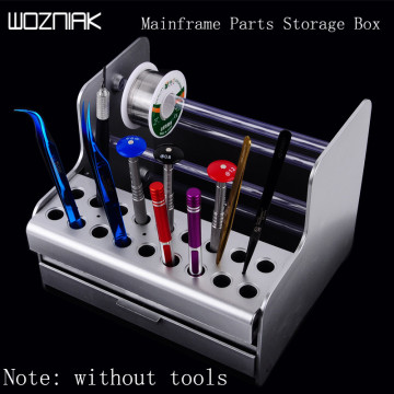 Multifunction Repairing Parts Tools PVC Storage Box for Smartphone IC Screwdriver Tweezers Accessories Collector Tool Rack