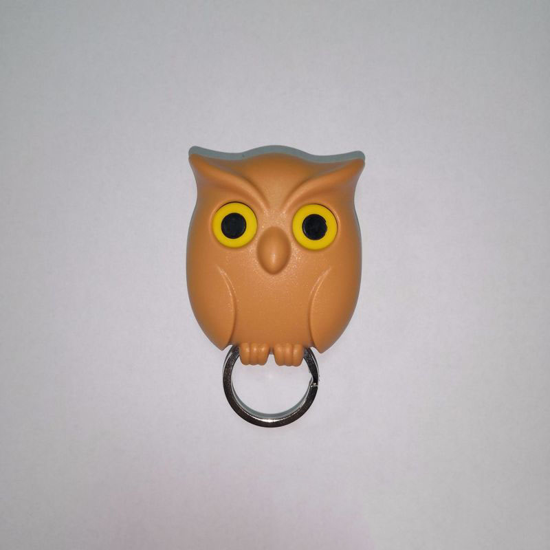 Night Wall Hanging Magnetic Owl Key Holder Magnets Hold Keychain Key Hanger Hook Hanging Key Will Open Eyes