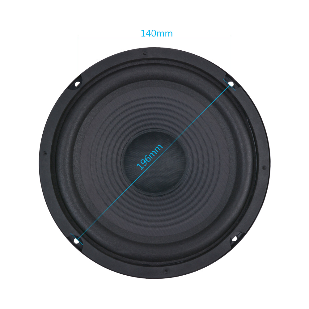 AIYIMA 1Pcs 8 Inch 8 Ohm 200W Midrange Bass Speaker 35 Core 100 Magnetic Audio Sound Speaker Woofer Loudspeaker DIY Home Theater