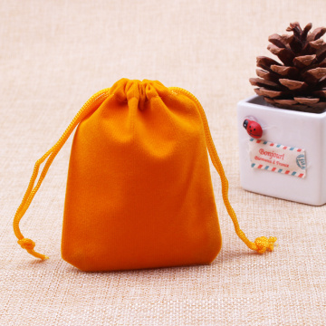 Velvet Bags For Packing Gifts 50PCS/Lot 9*12cm Orange Jewelry Display Packaging Storage Velvet Pouches For Wedding Party