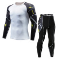 Thermal Underwear For Men Compression Quick Drying Long Johns Sets fitness Thermo shaper size S to 3XL