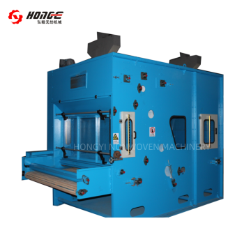 Blue Vibrating Fiber Feeder Machine