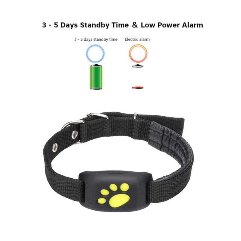 1pcs New Arrival Waterproof Pet Collar Mini Light GPS Tracker For Pets Dogs Cats Cattle Sheep Tracking Locator
