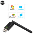 USB Wifi Wireless Network Card Adapter 150Mbps Antena Wi-Fi USB Adapter Realtek 8188GU Wi-fi Dongle PC Free Driver Lan Ethernet