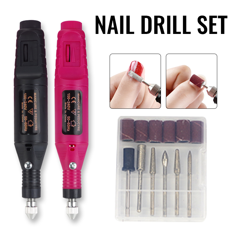 Electric Nail Drill Machine For Manicure 20000RPM Nail Milling Machine Pen Portable Nail Master For Manicure Nail Drill Set