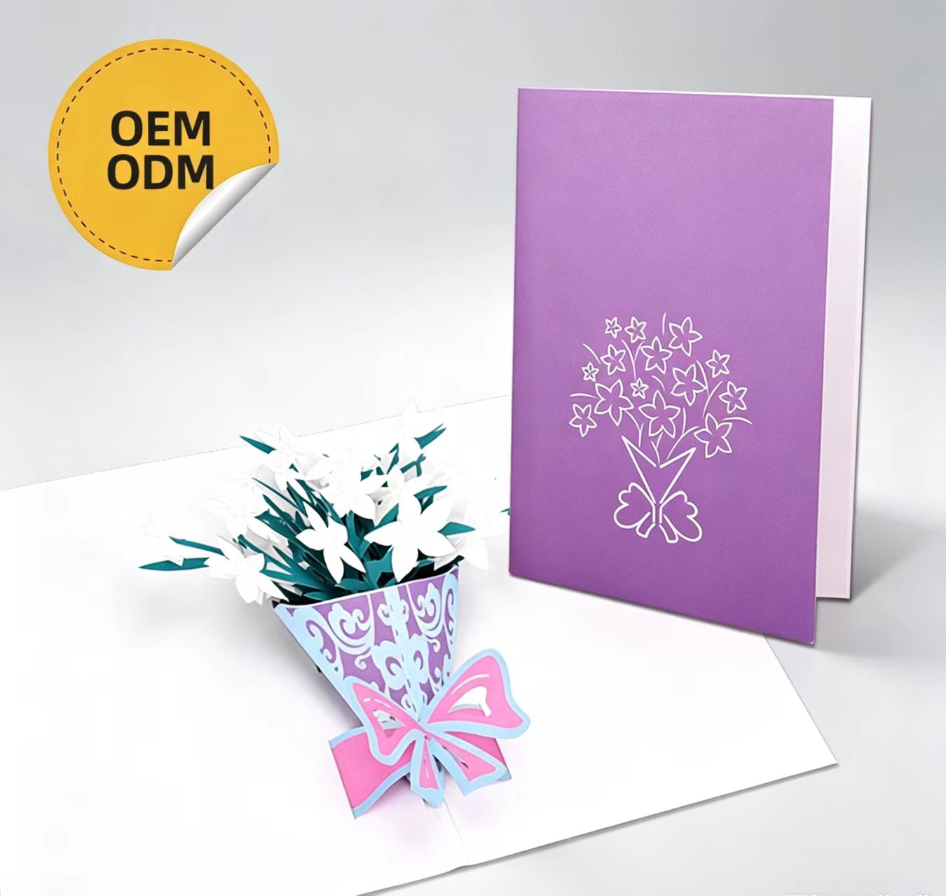 Pop up happy mother's day greeting card