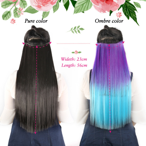 Alileader High Quality Ombre Color Hair 26 Colors Long Soft 5 Clips Clip In Hair Extension Synthetic For Women Supplier, Supply Various Alileader High Quality Ombre Color Hair 26 Colors Long Soft 5 Clips Clip In Hair Extension Synthetic For Women of High Quality
