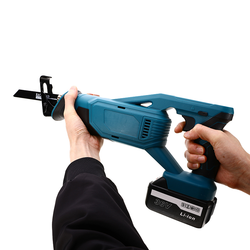 36V Electric Cordless Reciprocating Saw Electric Saw Woodworking Metal Saw Power Tools With 4 Saw Blades