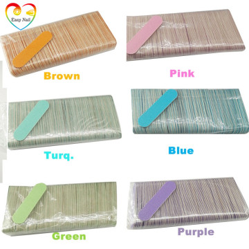 100Pcs 60mm Nail File Sanding Files Durable Buffing Grit SandPaper Manicure Nail Tools Disposalbe Cuticle Remover BufferFactory