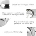 Thickened gas induction cooker stainless steel hot pot pot two-flavored spicy pot soup pot home dinner home kitchen dinner party