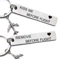 CLELO Luggage Tag engraved Rmove before Flight Metal bagage tags for Flight Crew Pilot Aviation Lover Travel Accessories