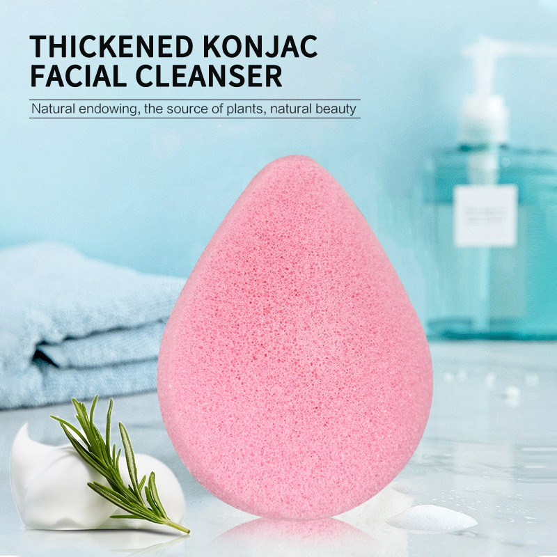 1 Pcs Natural And Clean Konjac Face Wash Exfoliating Sponge Facial Cleanser Makeup Remover Tool Cosmetic Puff Shipped Randomly